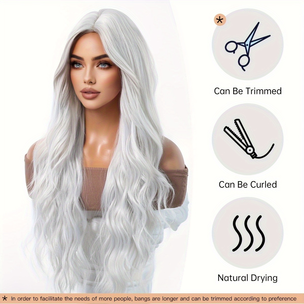 Hair Care Naturally - Wig Serat Sintetis Merek Anxin: Gaya