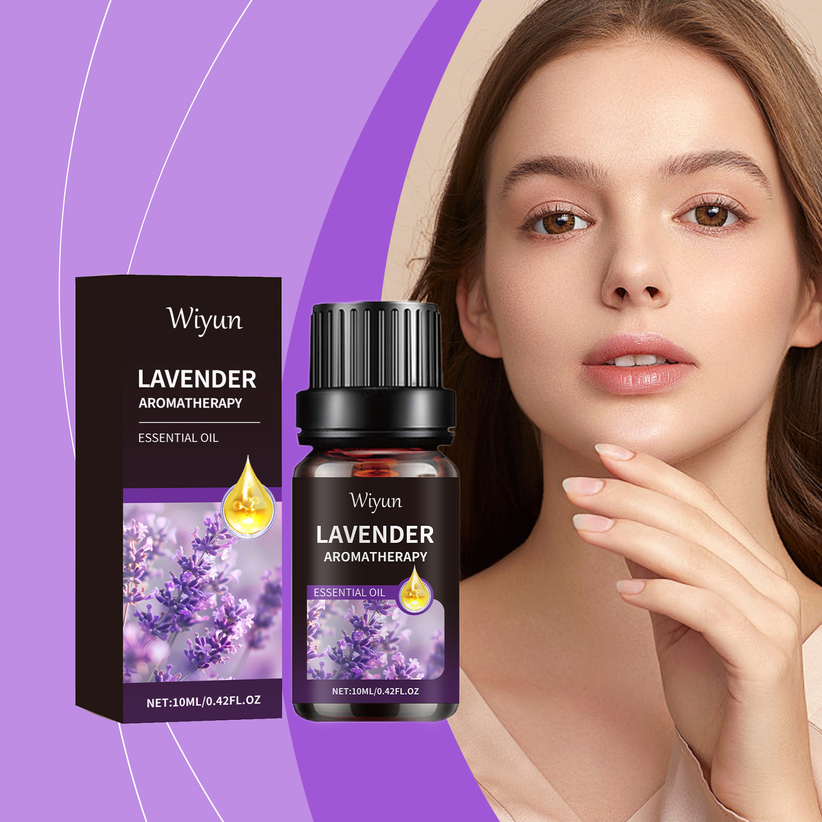 Rosemary Hair Oil - Minyak Esensial Lavender Melembapkan Menutrisi Kulit