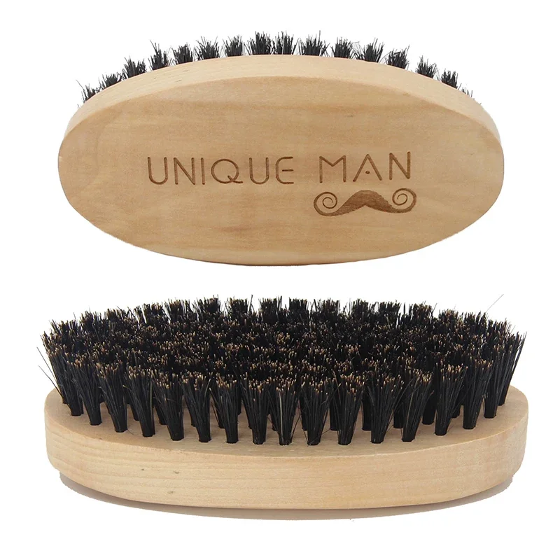 Hair Care Gift - Sikat jenggot rambut kayu untuk pria