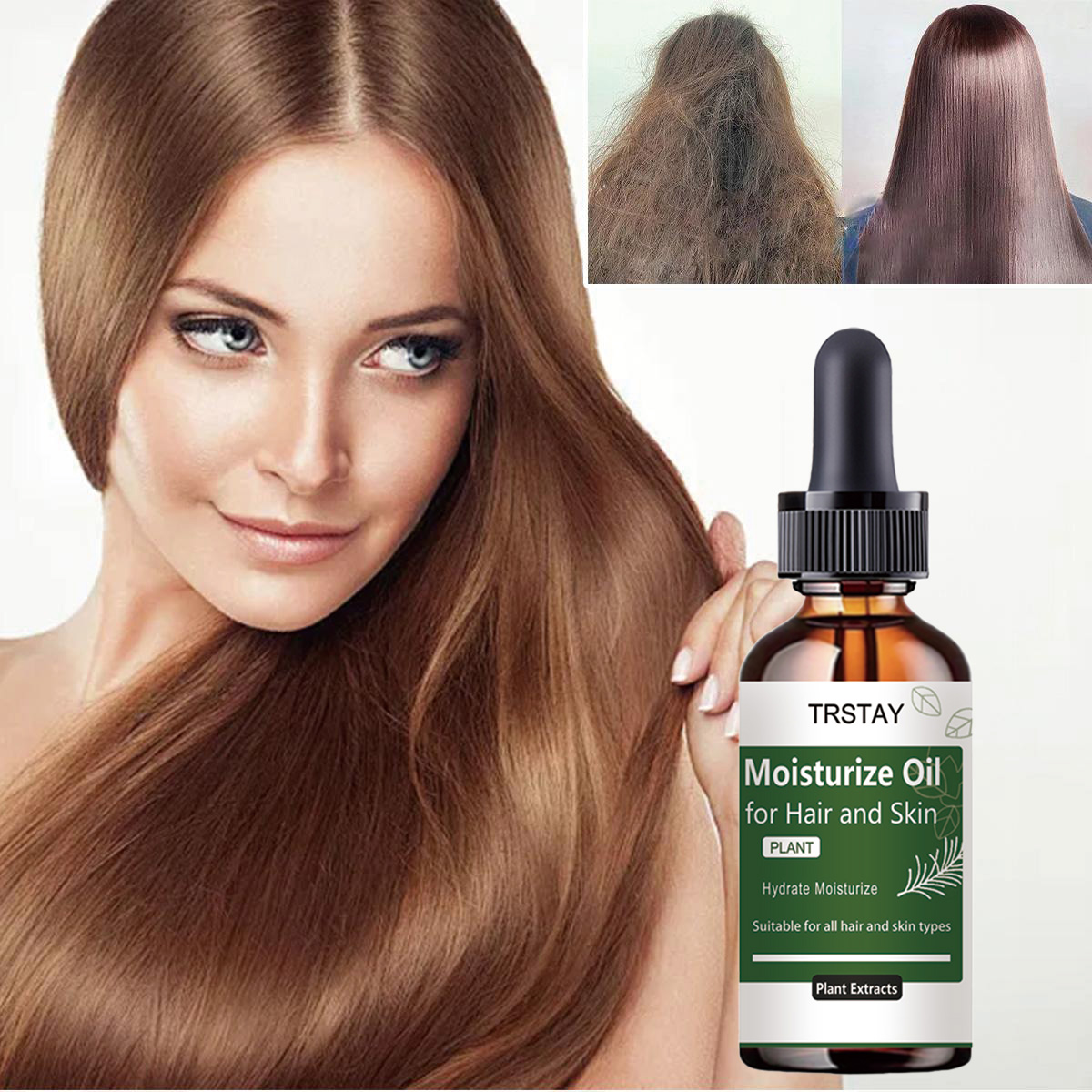 Rosemary Hair Oil - TRSTAY Minyak Esensial Rosemary Penguat Rambut