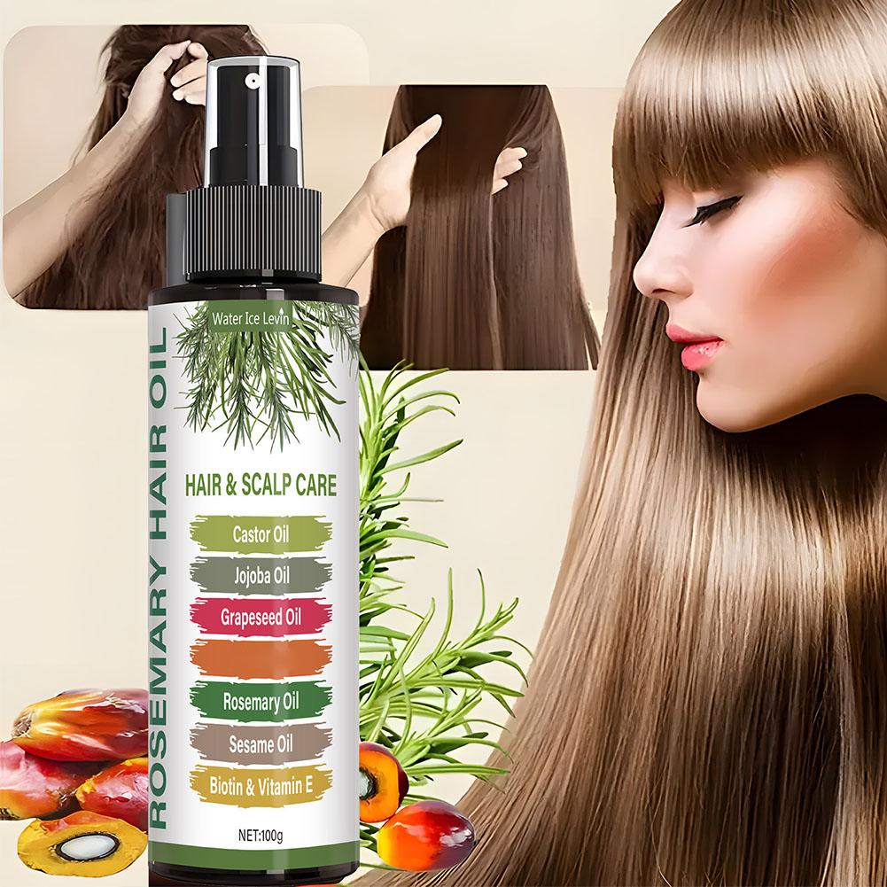 Rosemary Hair Oil - 100G Minyak Rosemary Perawatan Esensi Intensif