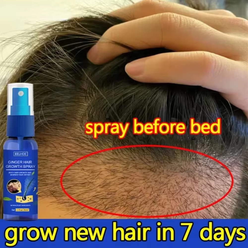 Hair Care Naturally - Semprotan Penumbuh Rambut Jahe Cepat, Serum