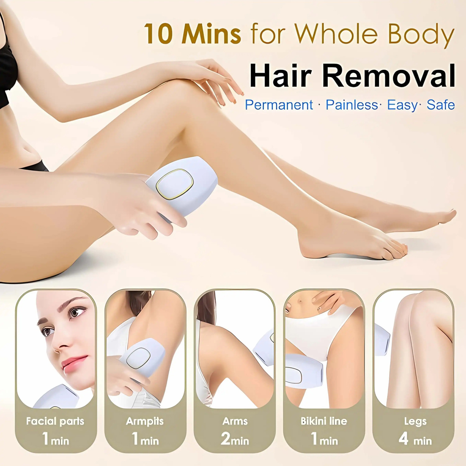 Perangkat Penghilang Bulu Lase - From Home Hair Care ulasan dan harga