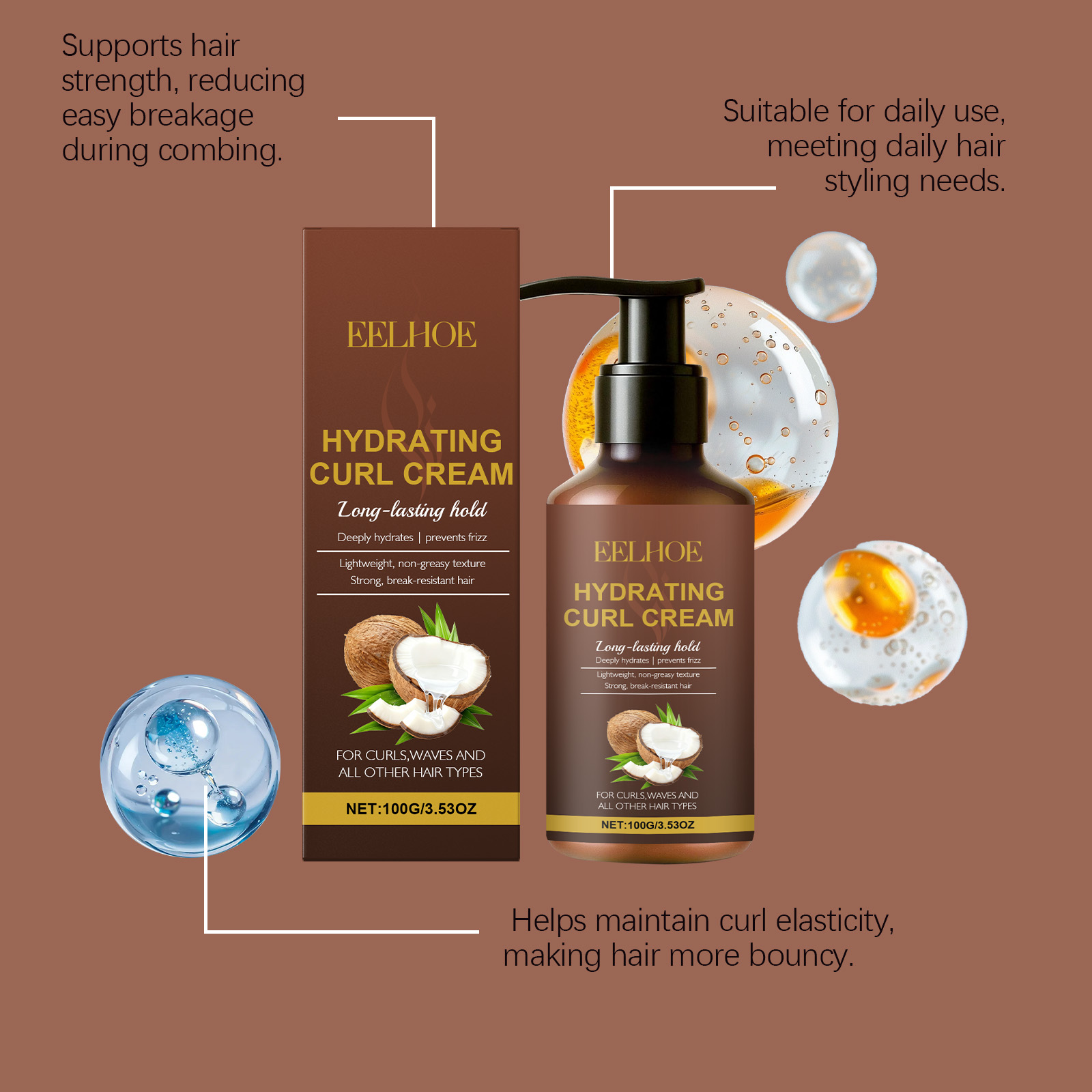 Krim Penata Rambut Keriting un - Hair Care Naturally ulasan dan harga