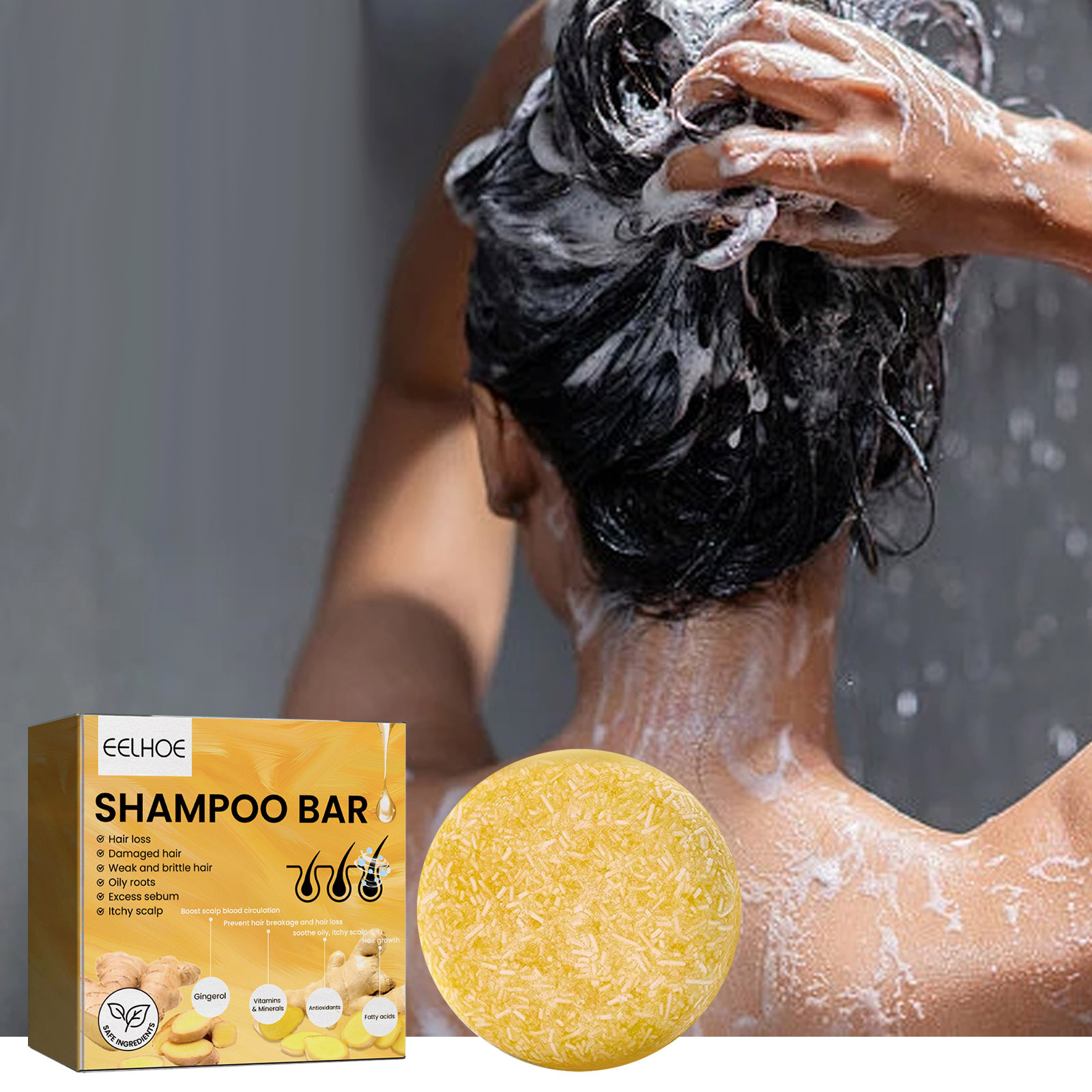 Sabun Sampo Rambut Jahe Alami  - Hair Care Naturally ulasan dan harga