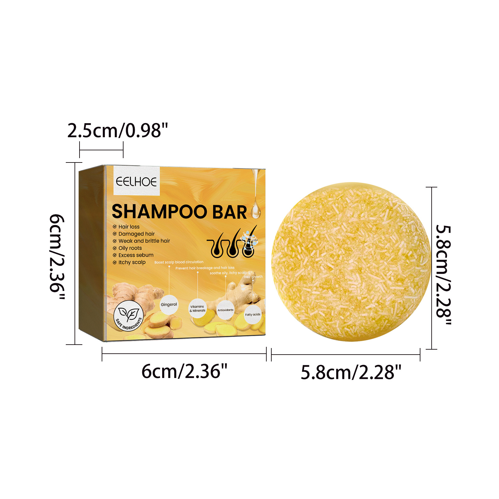 Sabun Sampo Rambut Jahe Alami  - Hair Care Naturally ulasan dan harga