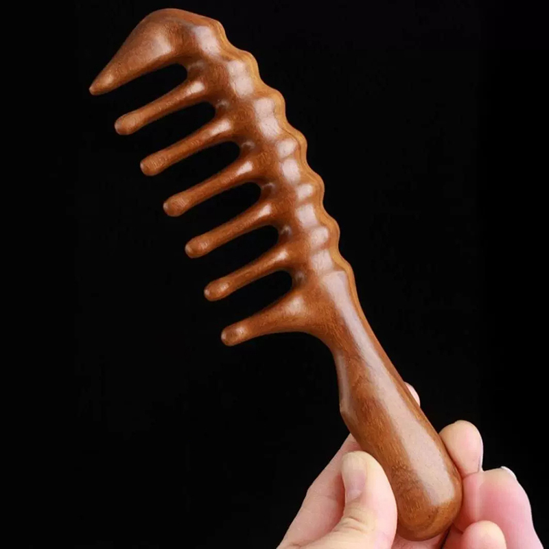 Sisir Rambut Kayu Cendana Alam - Hair Care Gift ulasan dan harga