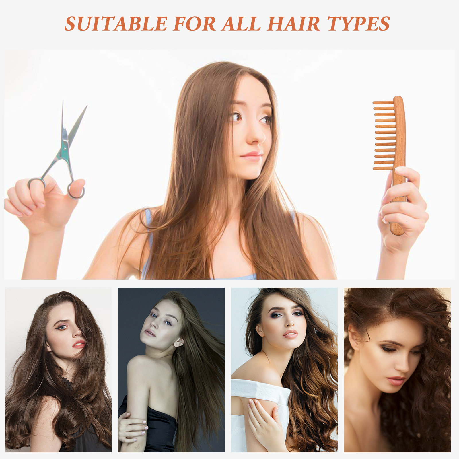 1 Buah Sisir Pijat Kayu Alami  - Hair Care Naturally ulasan dan harga