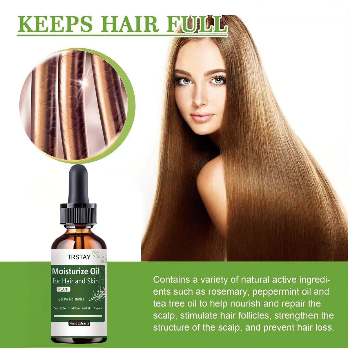 TRSTAY Minyak Esensial Rosemar - Rosemary Hair Oil ulasan dan harga