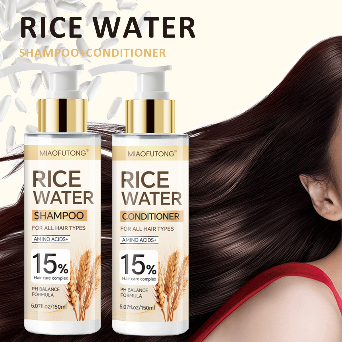 Sampo Kondisioner Air Beras Ki - Hair Care With Rice Water ulasan dan harga