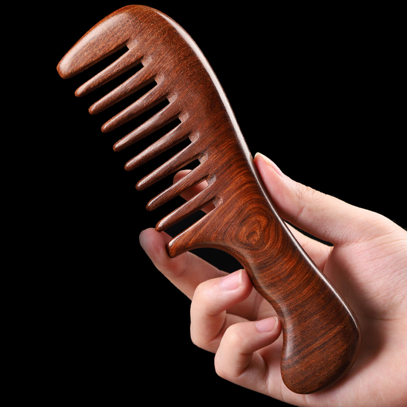 Sisir Rambut Kayu Cendana Alam - Hair Care Gift ulasan dan harga