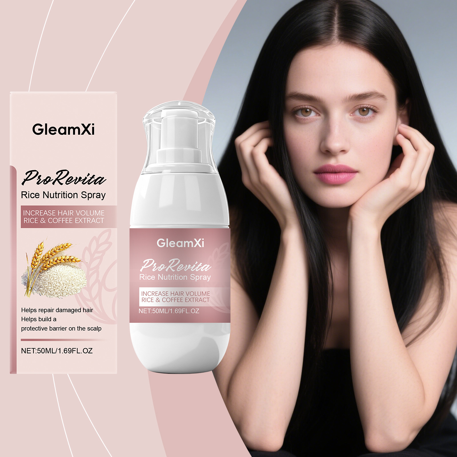Semprotan Rambut Air Beras, Vo - Hair Care With Rice Water ulasan dan harga
