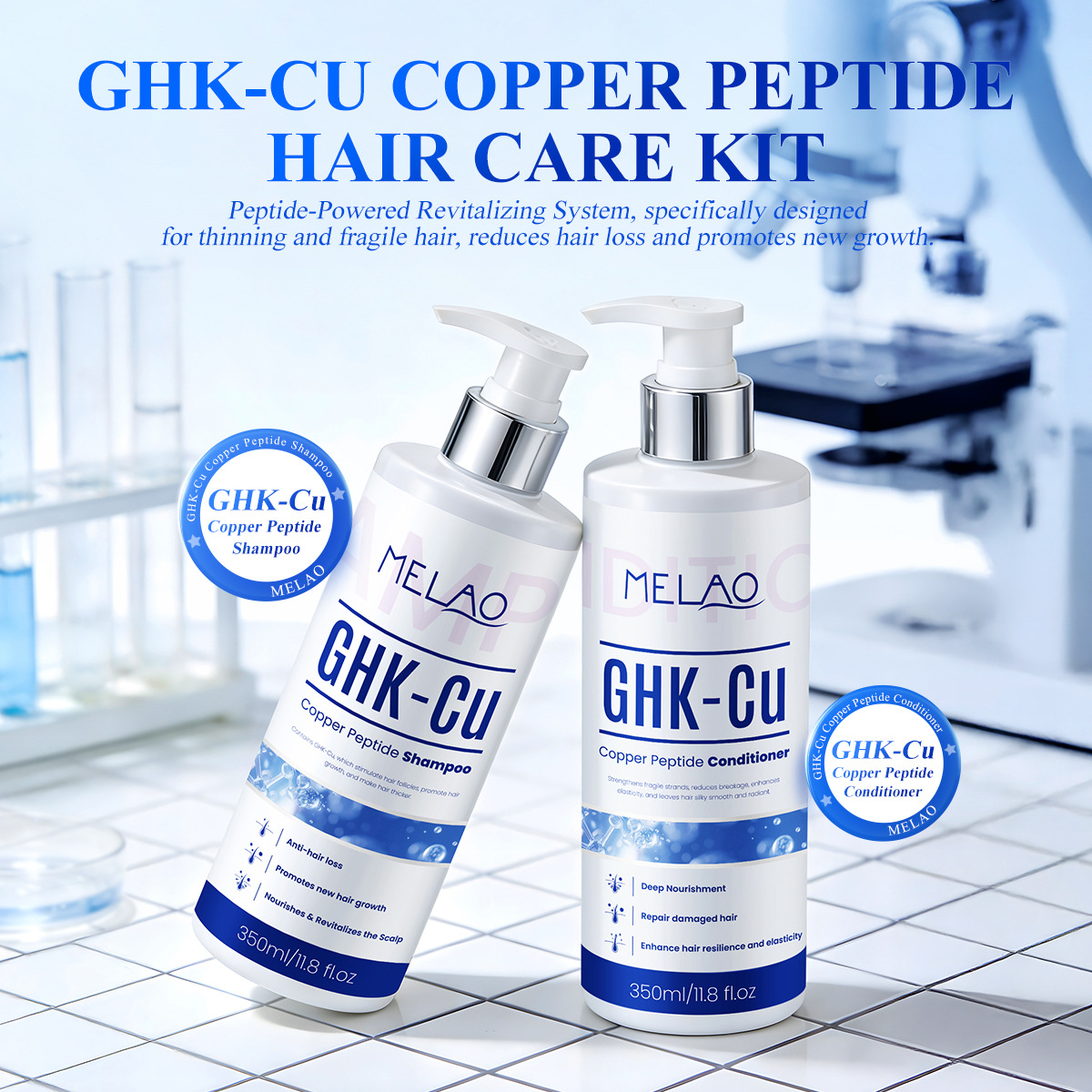 350ml GHK-Cu Copper Peptide Ha - Hair Care Tonic ulasan dan harga
