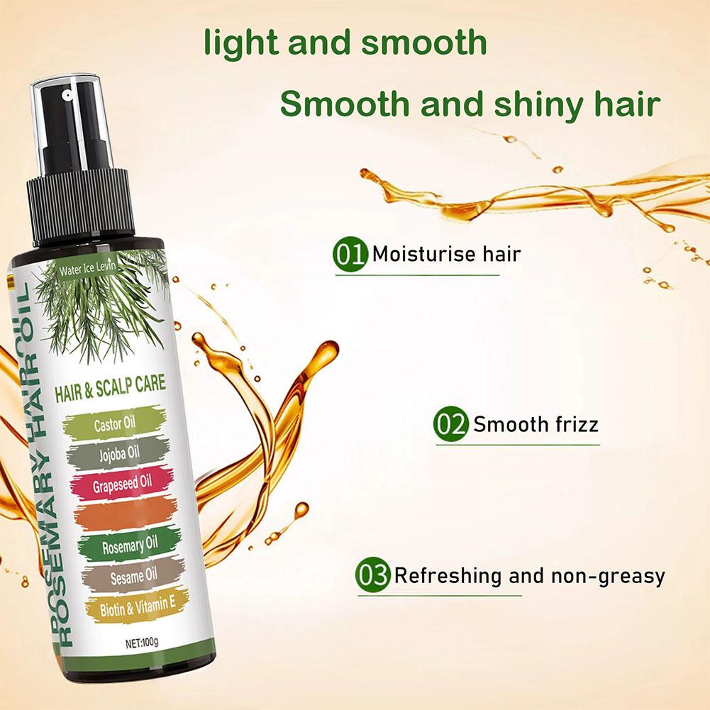 100G Minyak Rosemary Perawatan - Rosemary Hair Oil ulasan dan harga